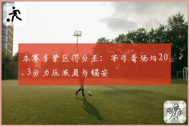 本赛季禁区得分王：字母哥场均20.3分力压浓眉与锡安