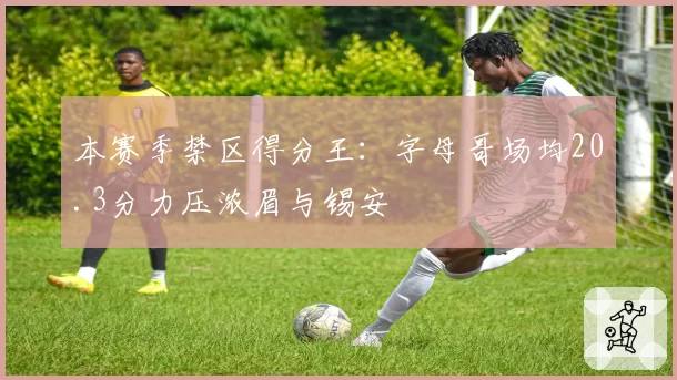 本赛季禁区得分王：字母哥场均20.3分力压浓眉与锡安